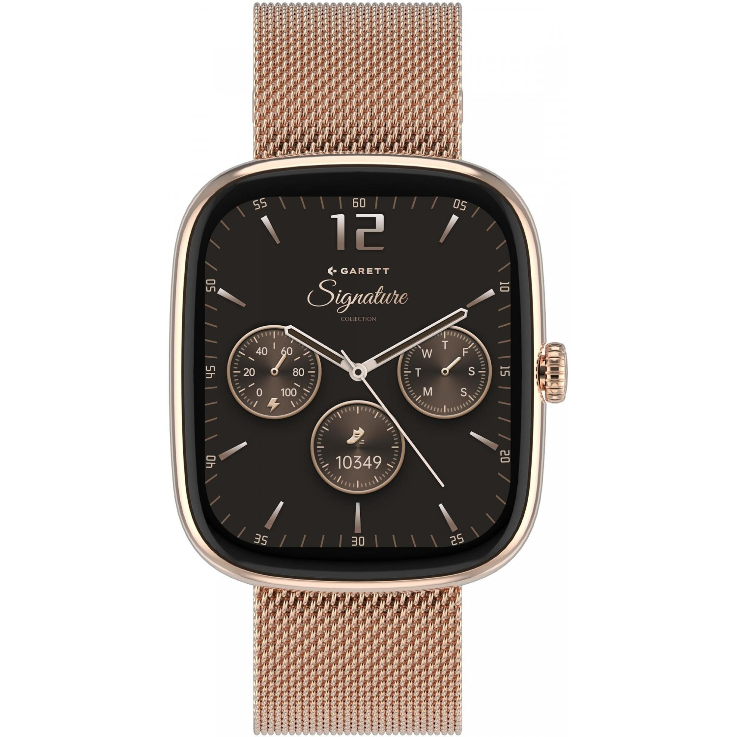 Dámské Chytré Hodinky Garett 5904238485040 růžové zlato