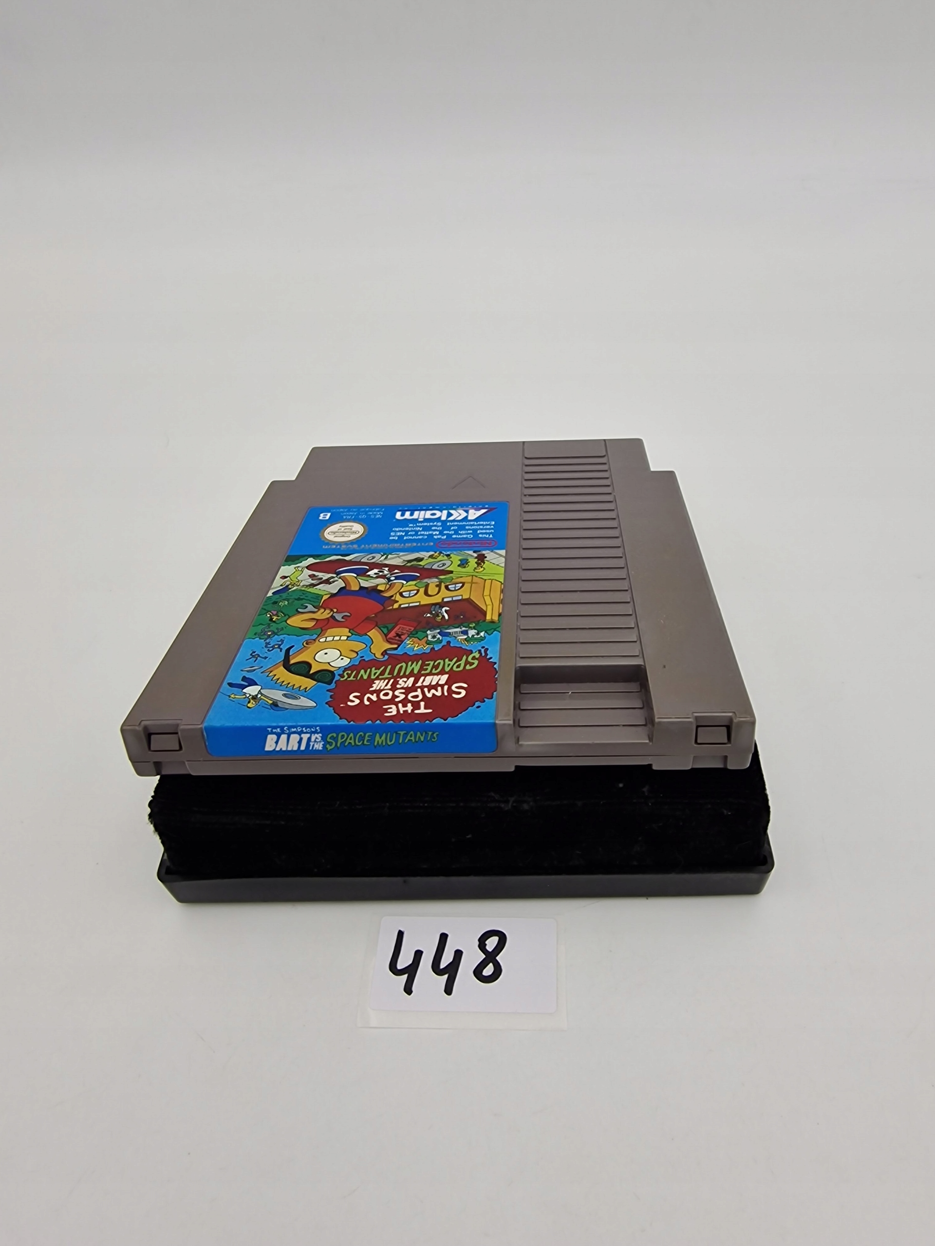 NINTENDO NES THE SIMPSONS BART VS THE SPACE MUTANT Platforma Nintendo NES