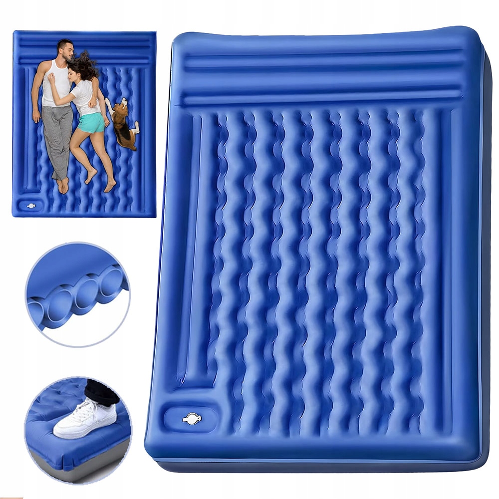 Kempingová podložka Spania Matrace 200 x 140 cm Matrace s vestavěnou pumpou