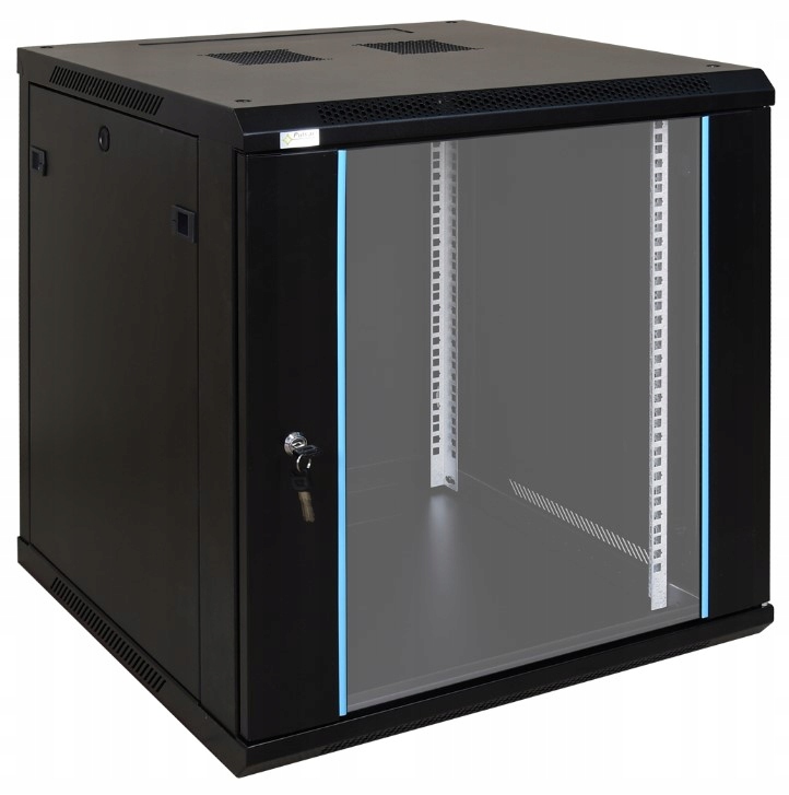Szafa rack Pulsar RWA1266 600x600 czarna 12U wisząca