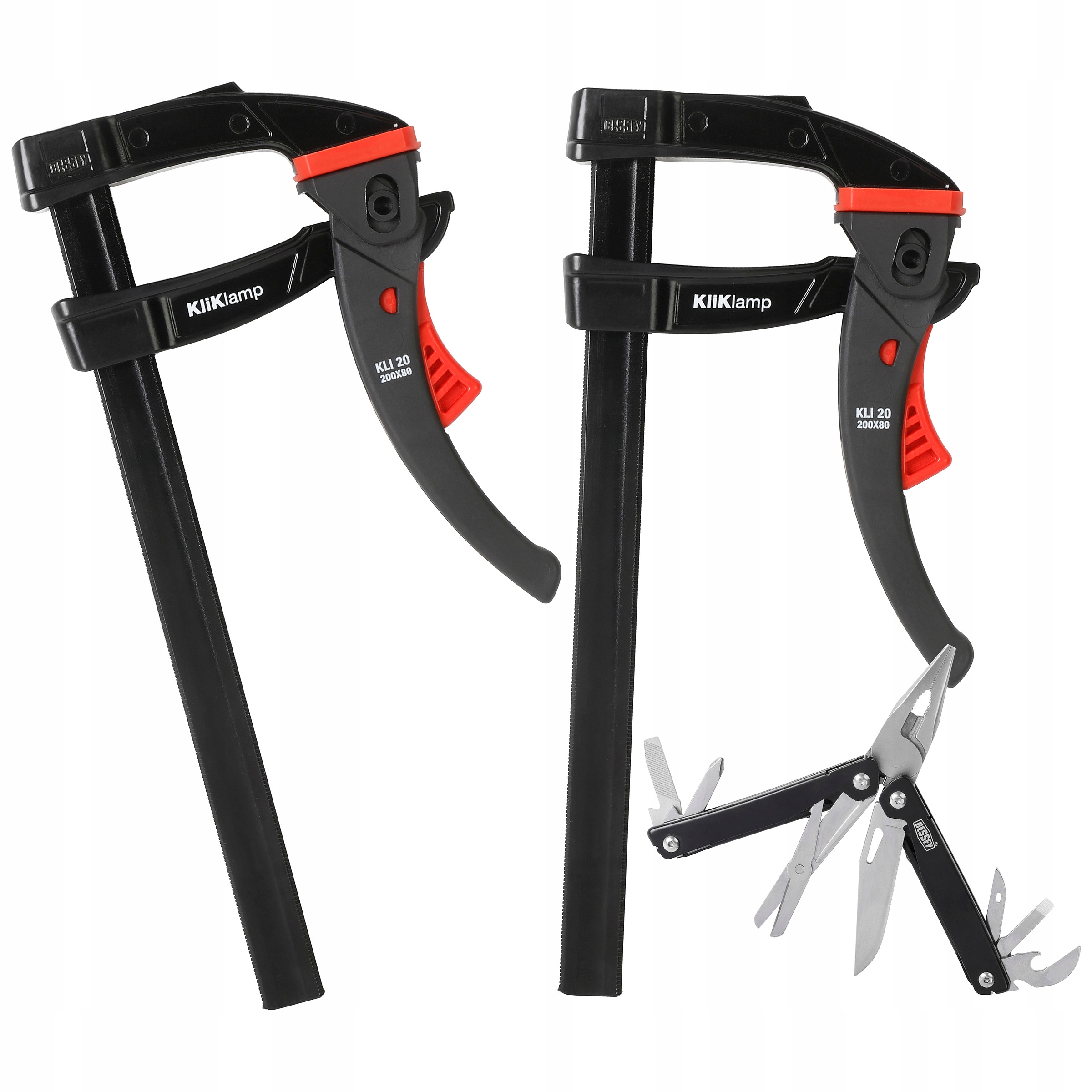

Zestaw 2x ścisk Bessey Kli 200/80 Be Multitool