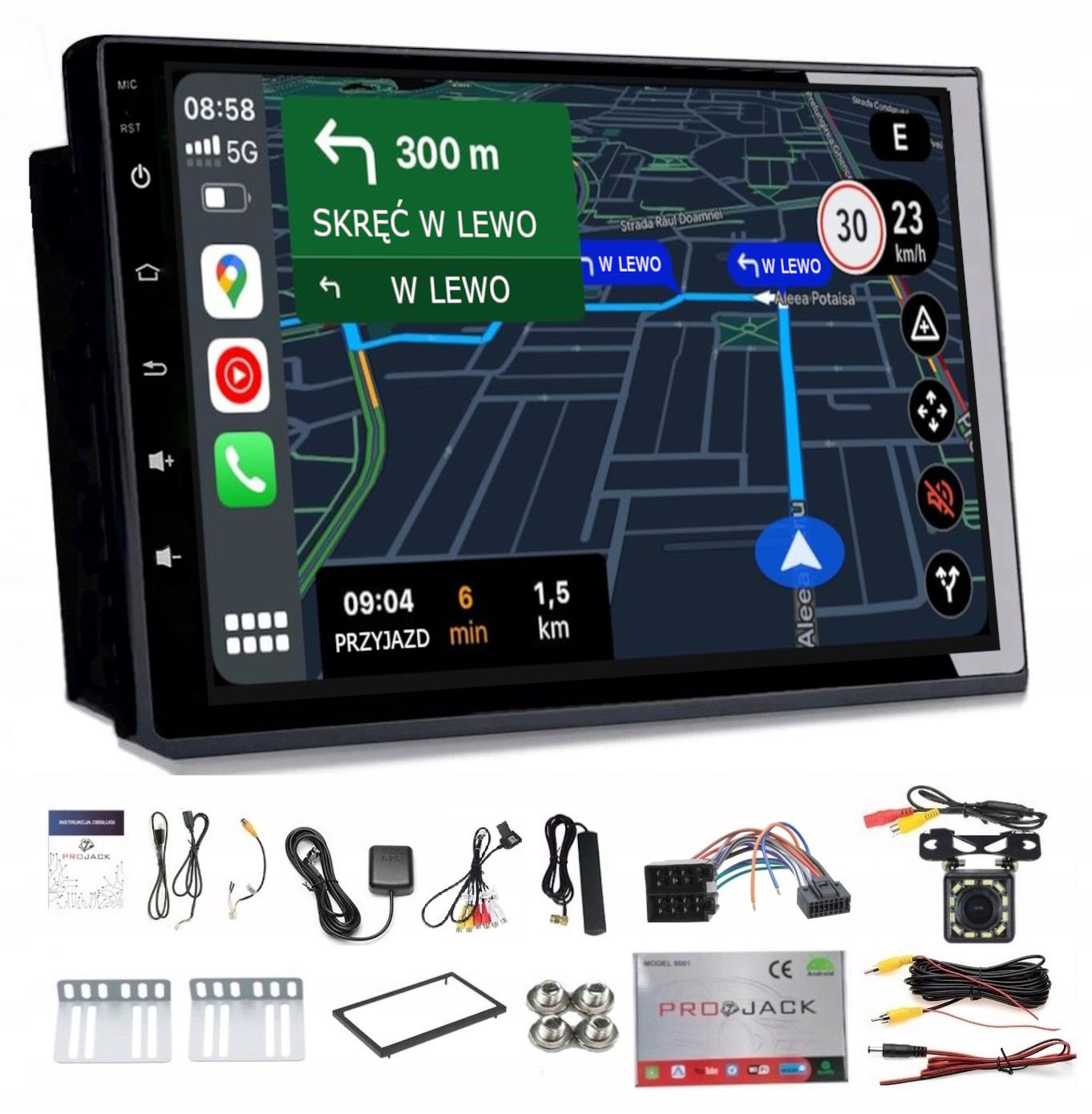 Rádio Navigácia Škoda Octavia 1996-2010 Fabia 1999-2004 Carplay 8/256GB Sim