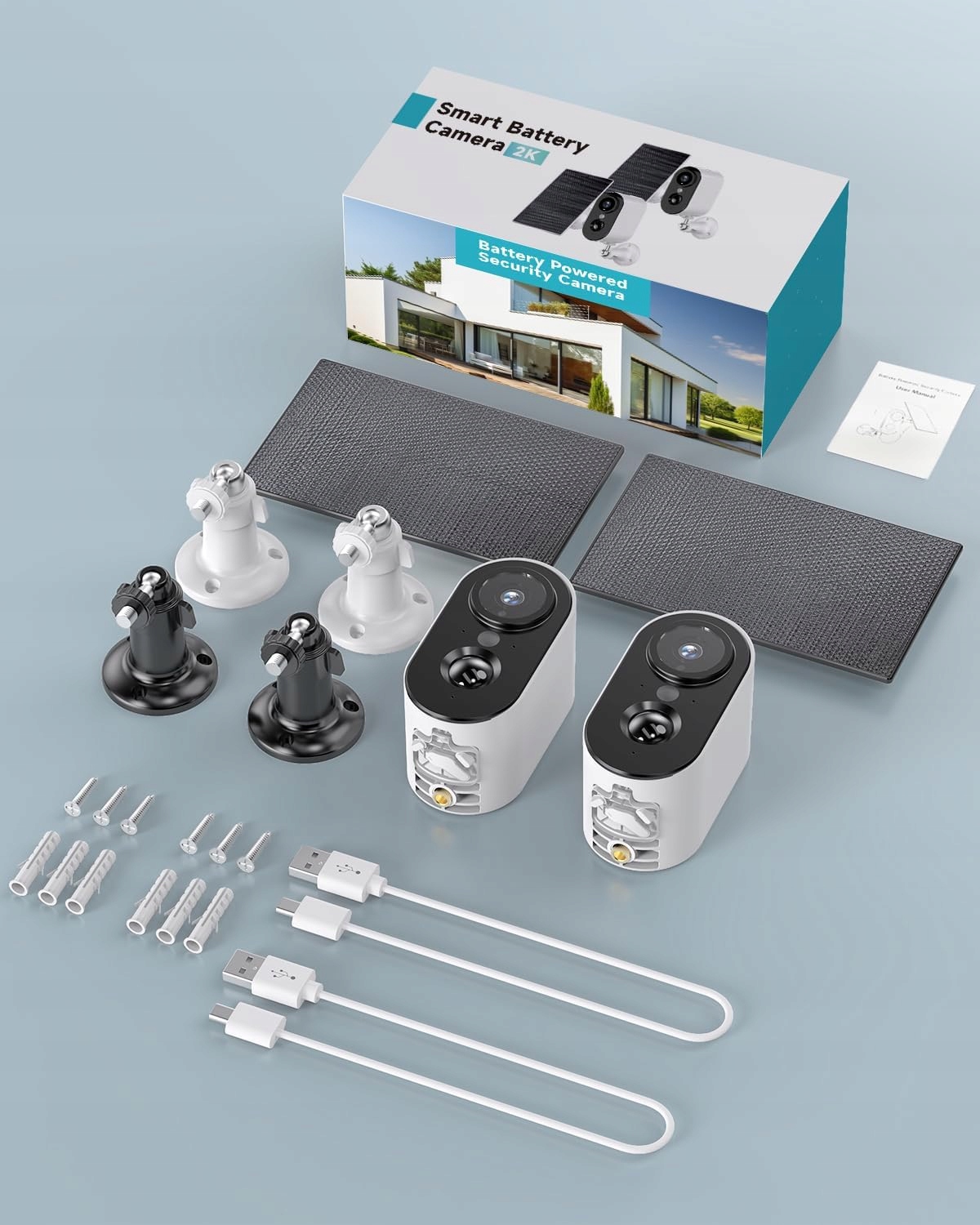 PESAIR 2K Solar WiFi Outdoor Camera with Color Night Vision — miniatura 9