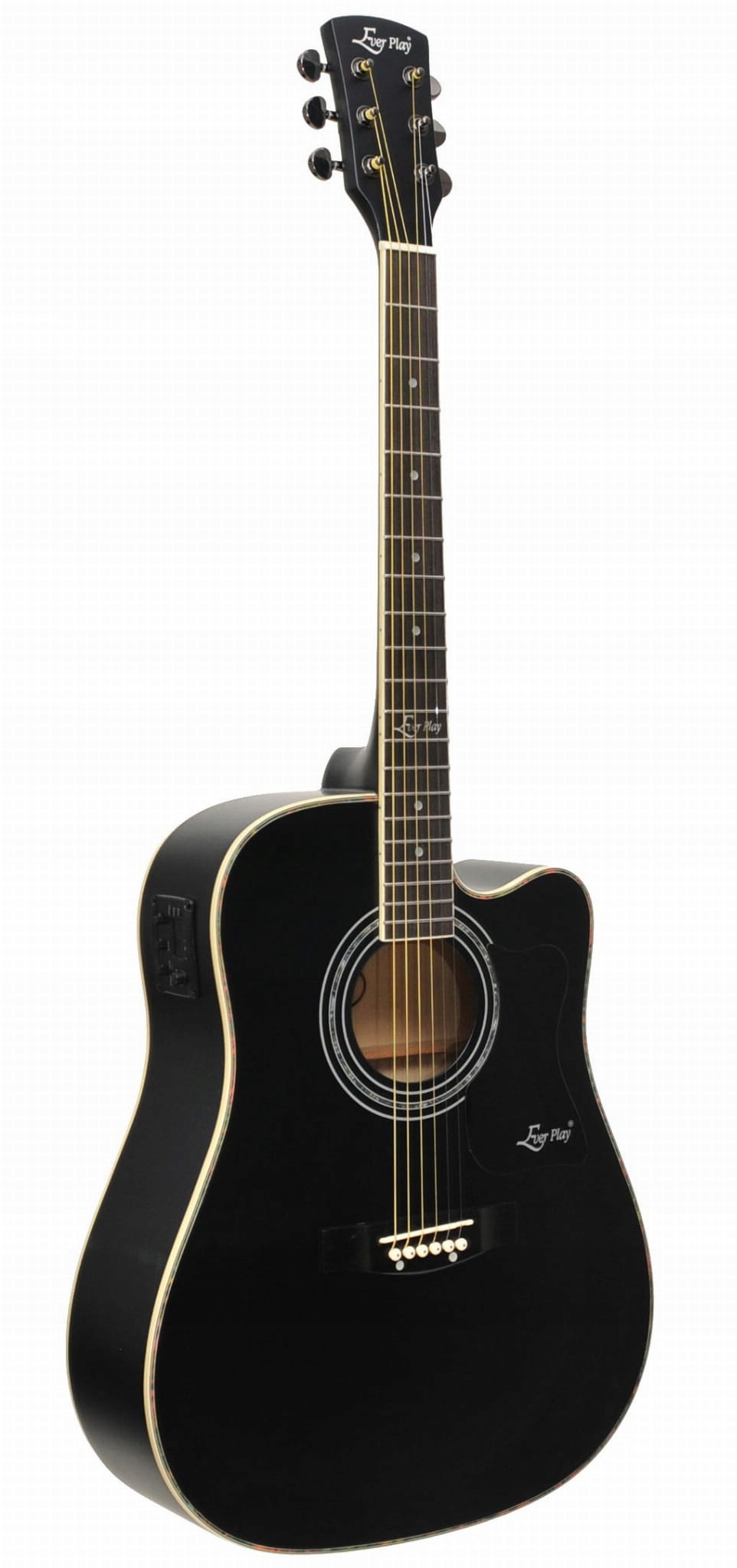Gitara elektroakustyczna EverPlay AP-400 Ceq Bk Mat 3 kostki