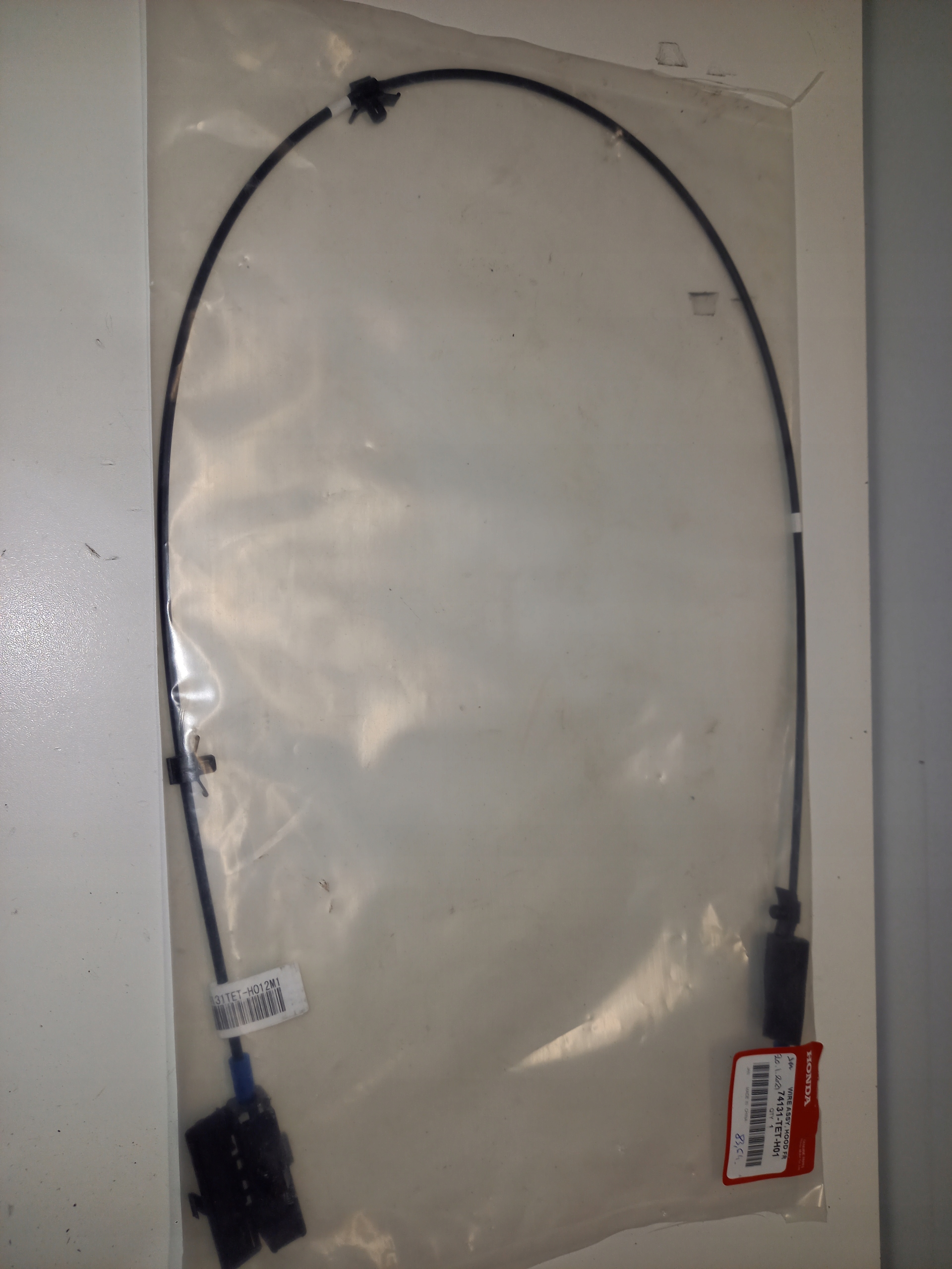 74131-TET-H01 - HONDA CIVIC X 2017-ТРОС КАПОТА НОВЫЙ OEM