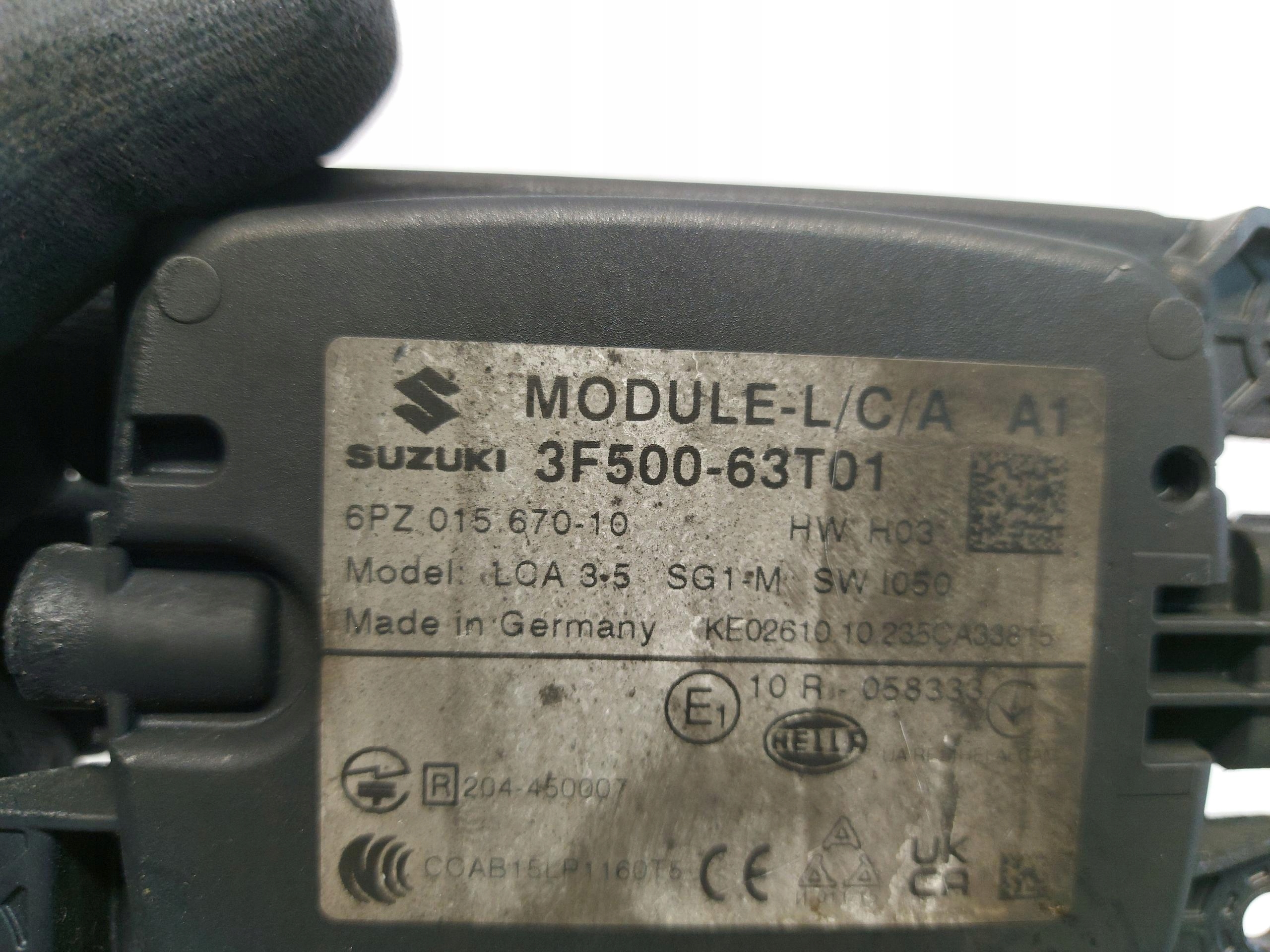 Suzuki SX4 S-cross II, 2023 module control unit radar martwego pola right rear part