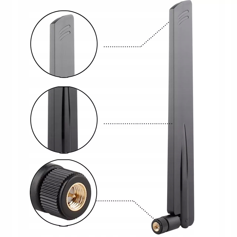 ANTENA 2x15 dBi do ROUTER LTE HUAWEI B315 910 SMA Marka Monster