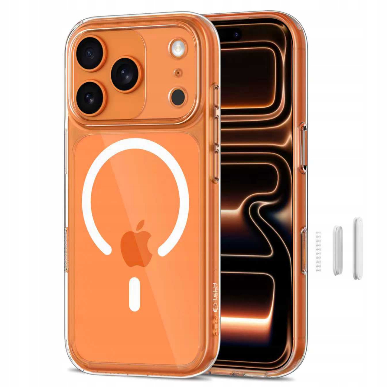 Tech- Protect Magpeak MagSafe Cc iPhone 17 Pro Clear Tech- Protect