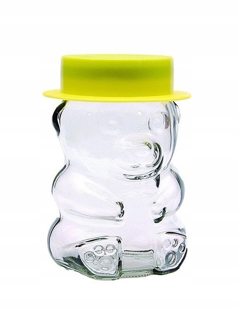 Słoik 280ml NIEDŹWIADEK Z NAKRĘTKĄ i kapeluszem