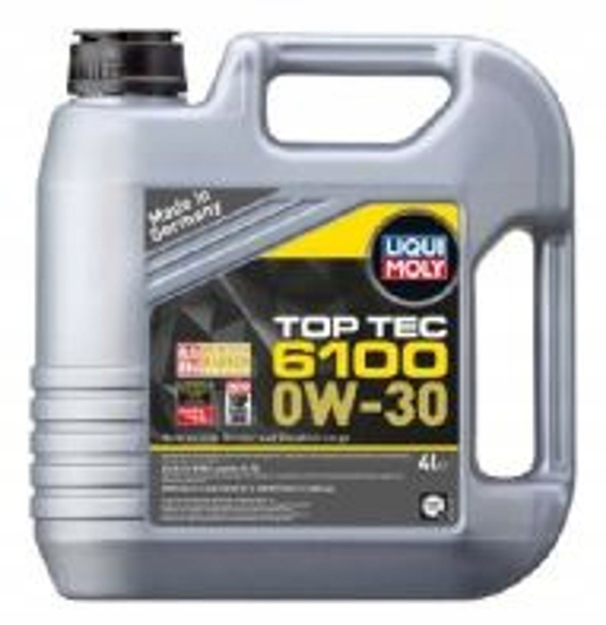 Motorový olej Liqui Moly top tec 6100 4 l 0W-30