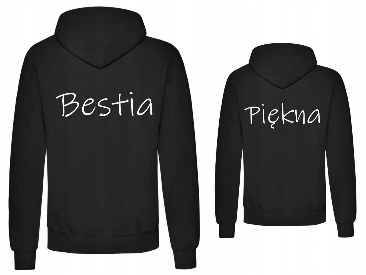 Sada Krásných Mikin A Bestie Pro Páry Na Valentýna