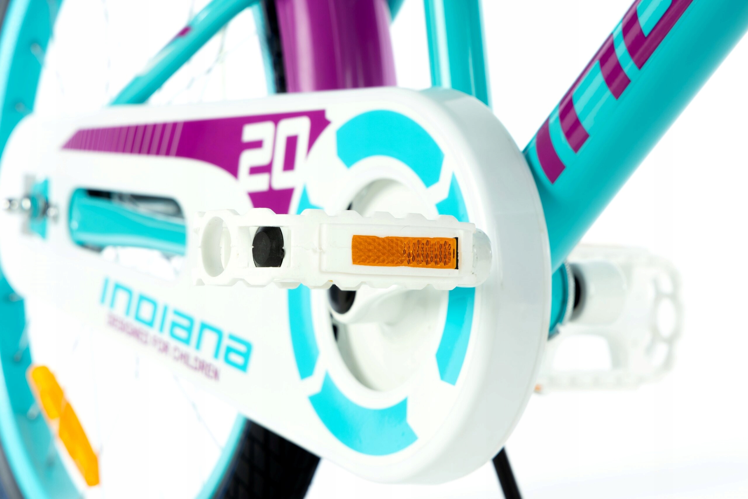 Rower dziecięcy INDIANA 20 cali dla dziewczynki Kolor niebieski