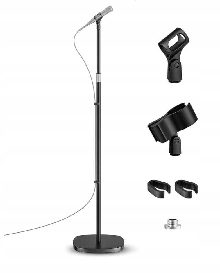 Podlahový mikrofonový stojan Polesto YS-M1 25 mm Nastavitelný 170 cm Heavy Duty