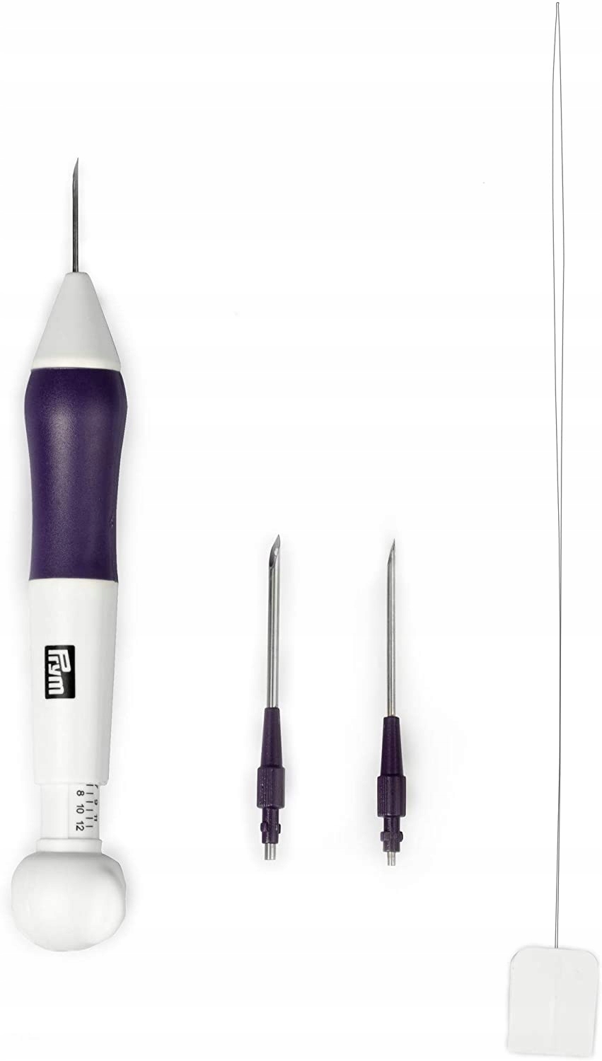 Jehla tkalcovská punčová needle vyšívací pomůcka smyčcová výšivka, Prym 3 jehly