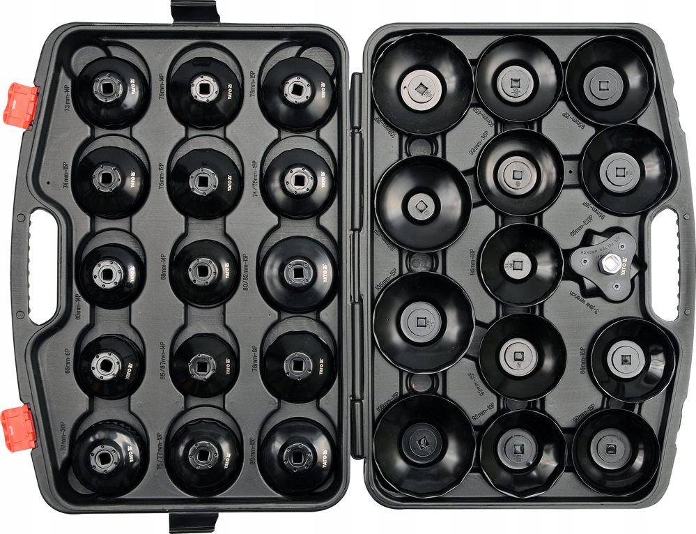 

Zestaw Kluczy do filtrów oleju 3/8'' 38szt. Yato