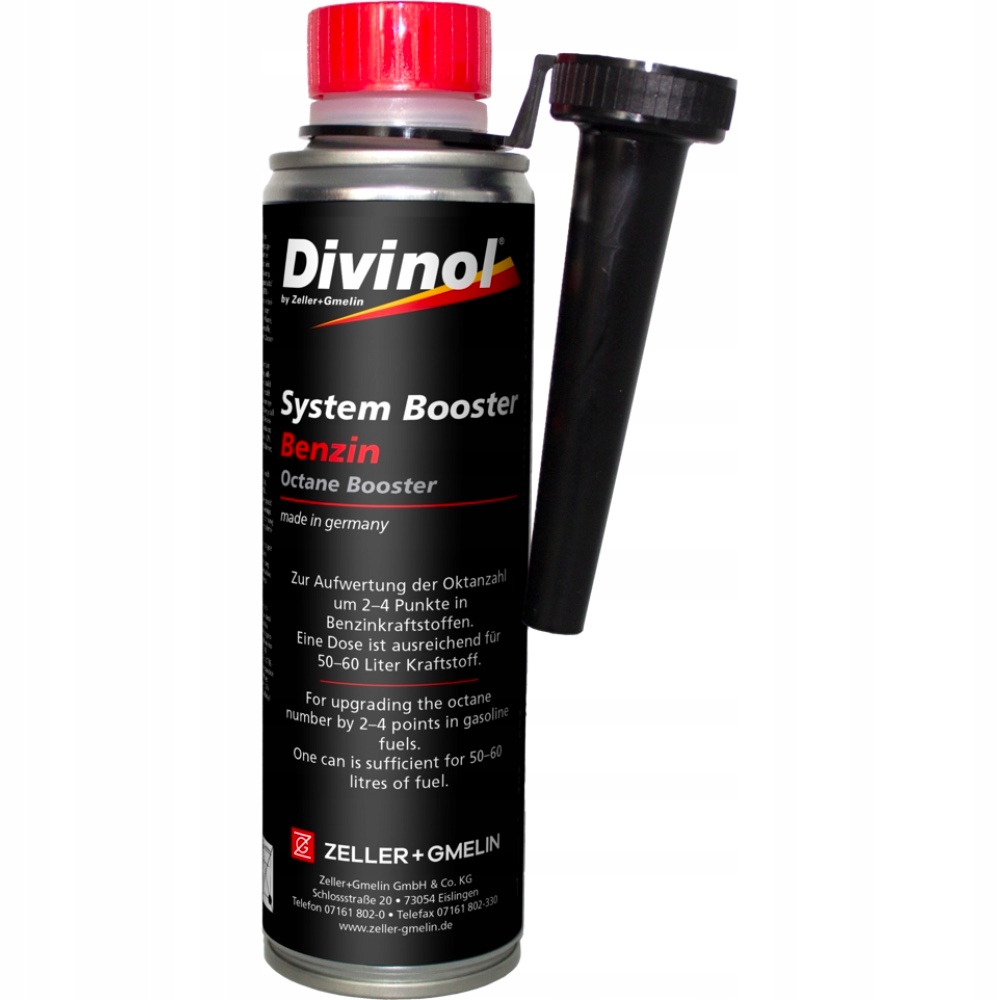 Dodatek do benzyny E10 Divinol System Booster Benzin 0,25L| Zwiększa oktany