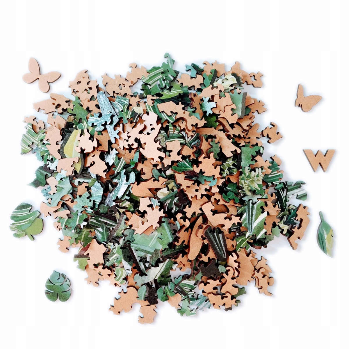 PUZZLE DREWNIANE LIŚCIE DŻUNGLI 435 elementów Kolekcja WOOD YOU DO