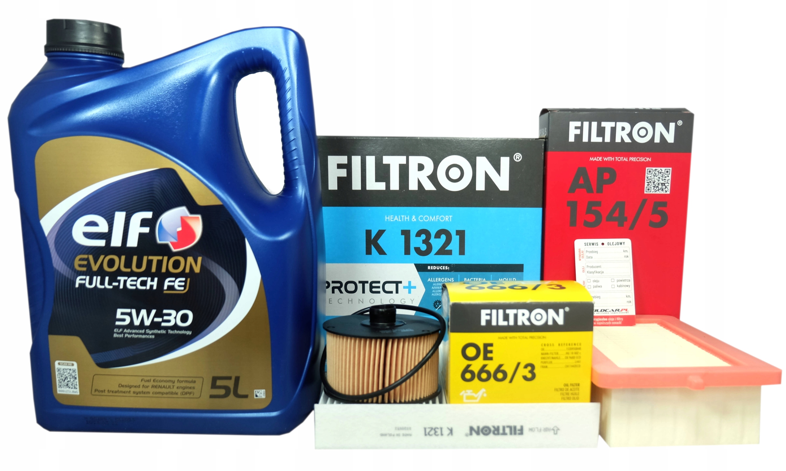 3 filtre olej Nissan Micra 5 V 0.9 1.0 2016-