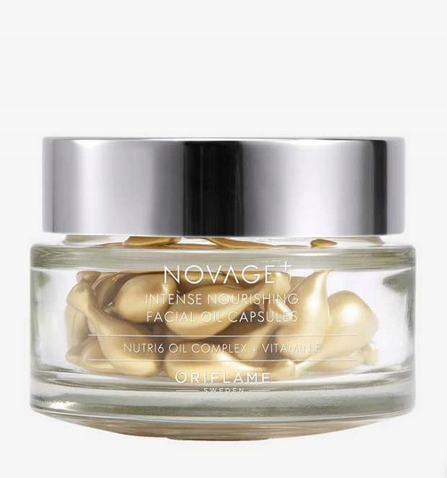 ORIFLAME Intensywnie odżywcze kapsułki do twarzy Novage+