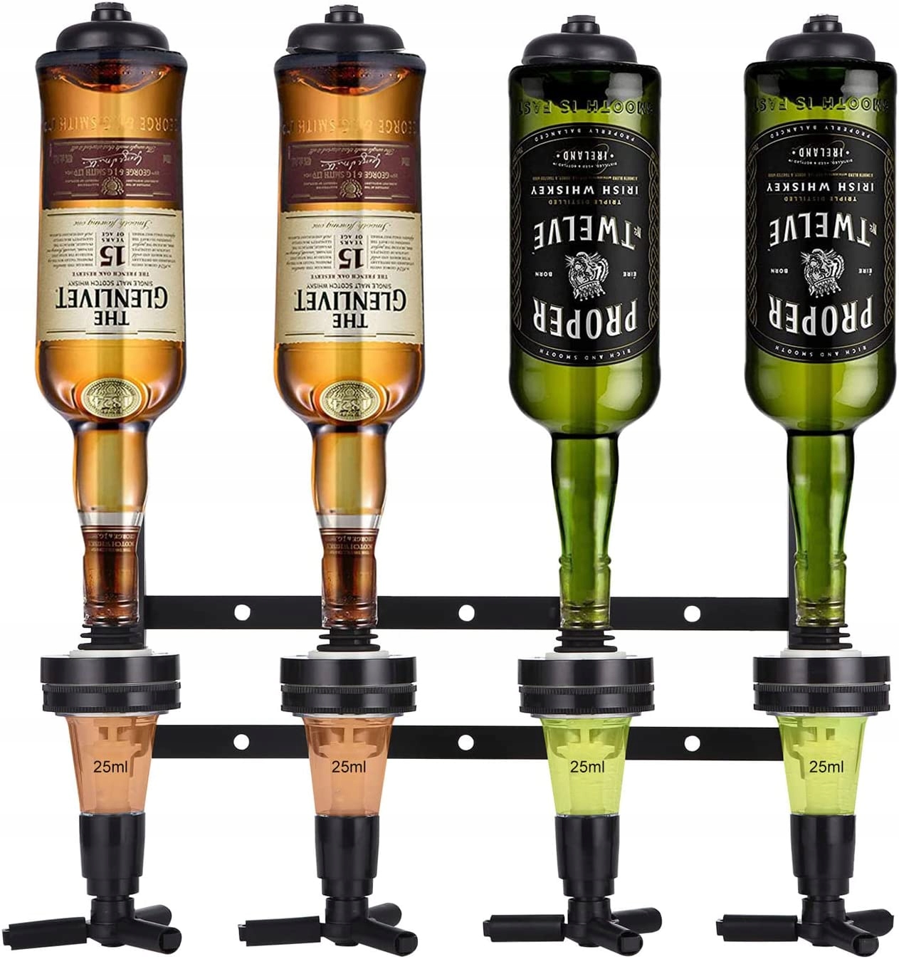 DOZOWNIK DO ALKOHOLU 4 BUTELKI NAŚCIENNY