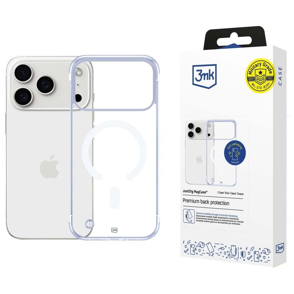 Etui 3MK Just20g MagCase do Apple iPhone 17 Pro Max
