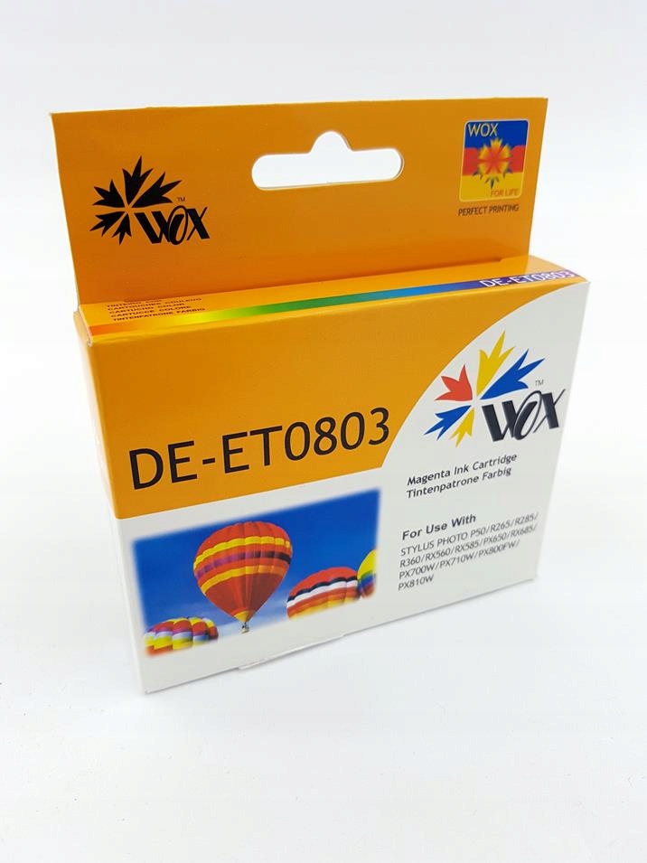 Tusz Wox Magenta Epson T0803 zamiennik C13T08034010