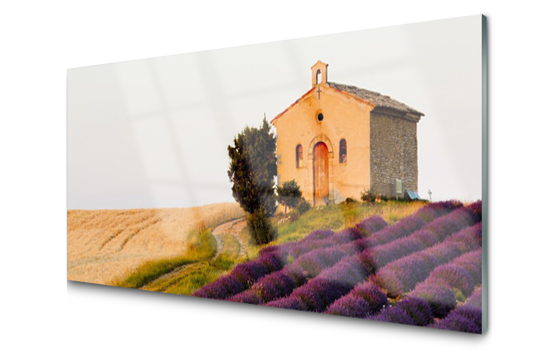 

Panel szklany Płytka Pole Lawenda 120x60 + Klej