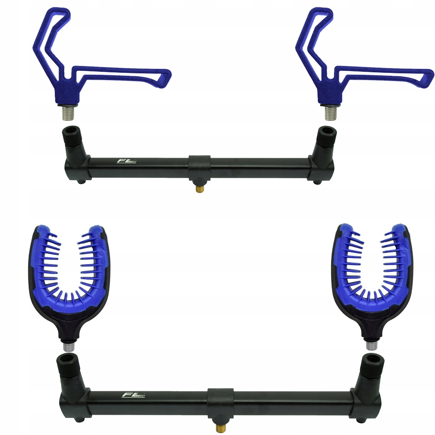 Zestaw 2x Buzzbar 4x Podpórka Przód Tył Rod Rest Butt Gripper Method Feeder