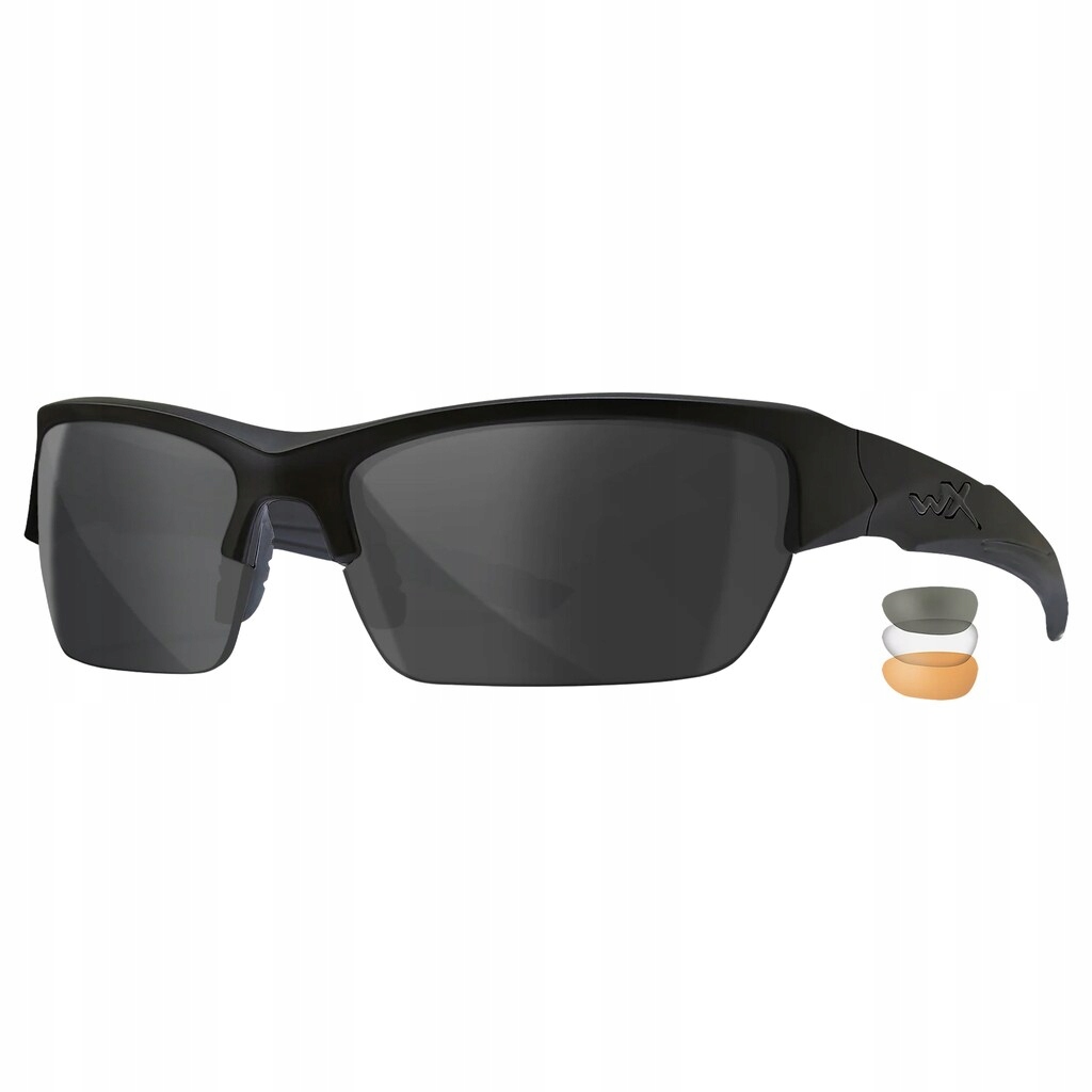 Taktické brýle Wiley X Valor 2.5 Set 3v1 Matte Black