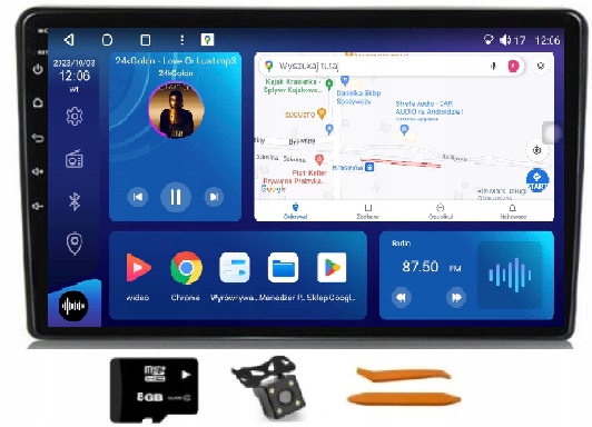 Rádio Android Navigácia Qled Carplay Gps 128GB Peugeot 308 T9 13-21