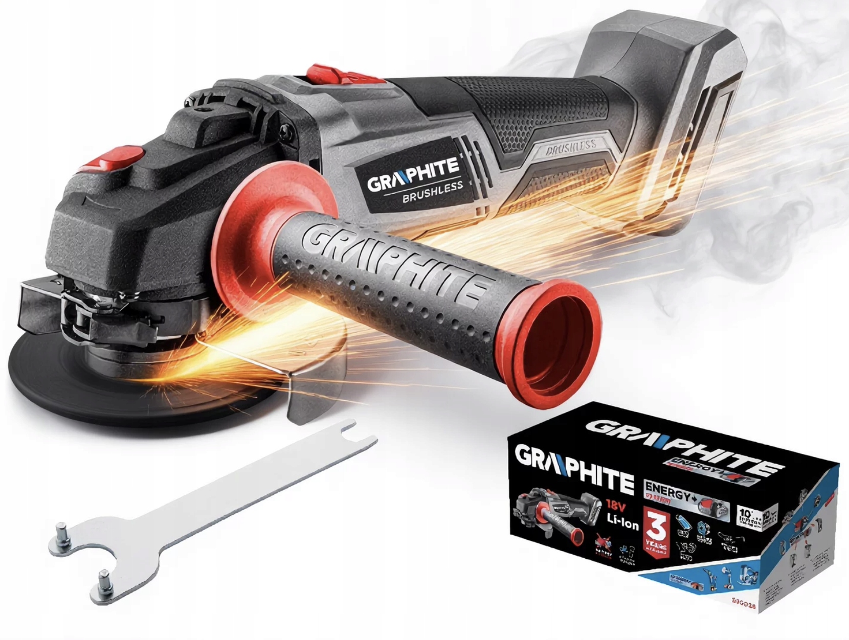 Graphite Úhlová Bruska Energy+ 18V 58G026