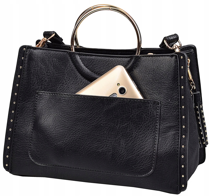 LuluCastagnette Torebka Damska kuferek do ręki MISIO PASEK na ramię Płeć kobieta