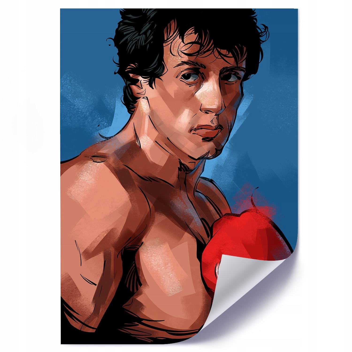 

Plakat Nowoczesny Do Salonu Nokaut Boks 50x70