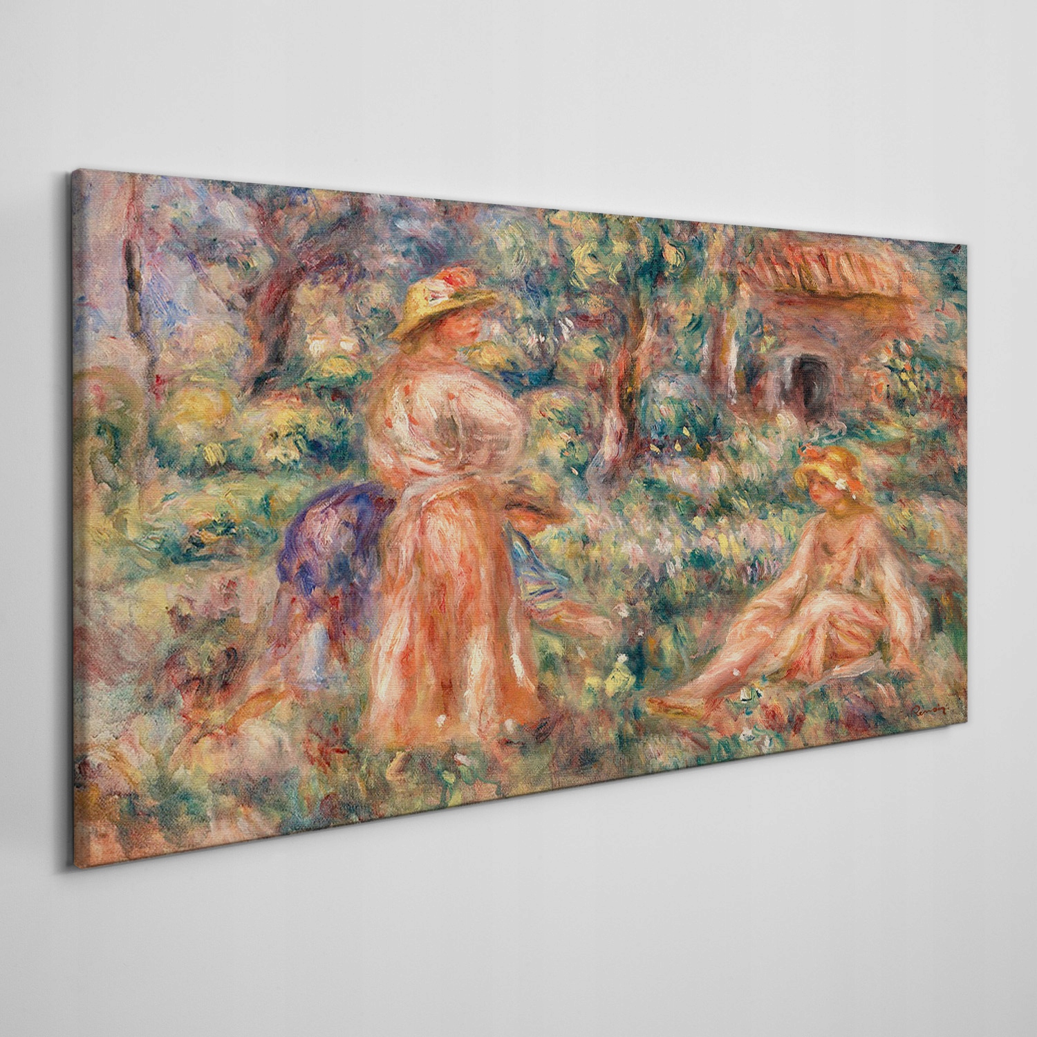 

Płótno obraz na ścianę Las dom wieśniacy 120x60 cm