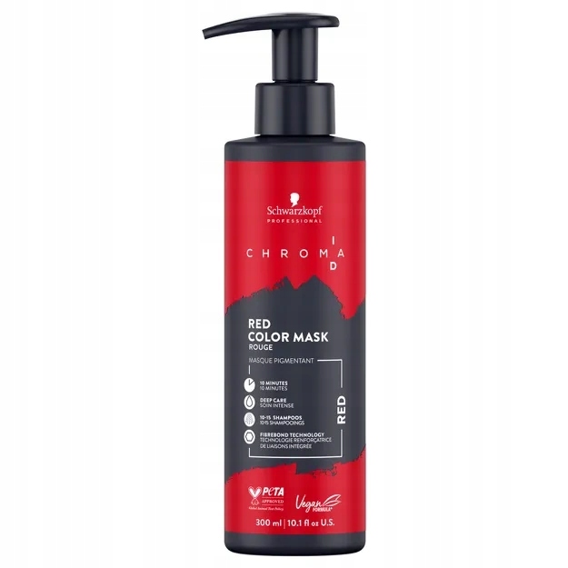 Schwarzkopf Chroma ID Red Barvící maska na vlasy, červená, 300 ml