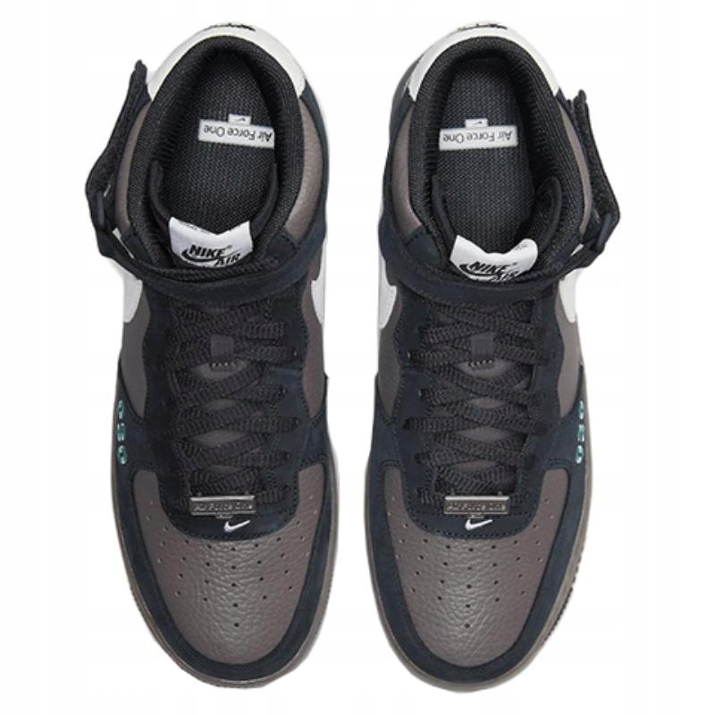 Buty Męskie zimowe skóra Modne Nike Air Force 1 Mid r. 47,5