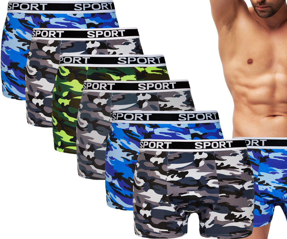 

6 Pak Bokserki męskie Bambusowe Antybakteryjne XL