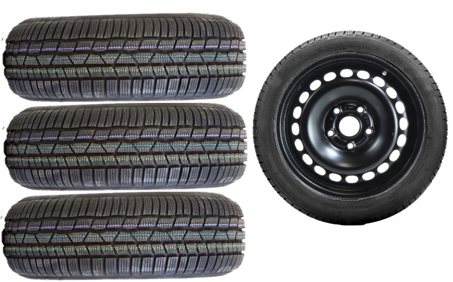 КОЛЕСА ЗИМА VW БОРУ GOLF IV ШКОДА OCTAVIA I AUDI A3 1955r15 КОНТИНЕНТАЛЬ