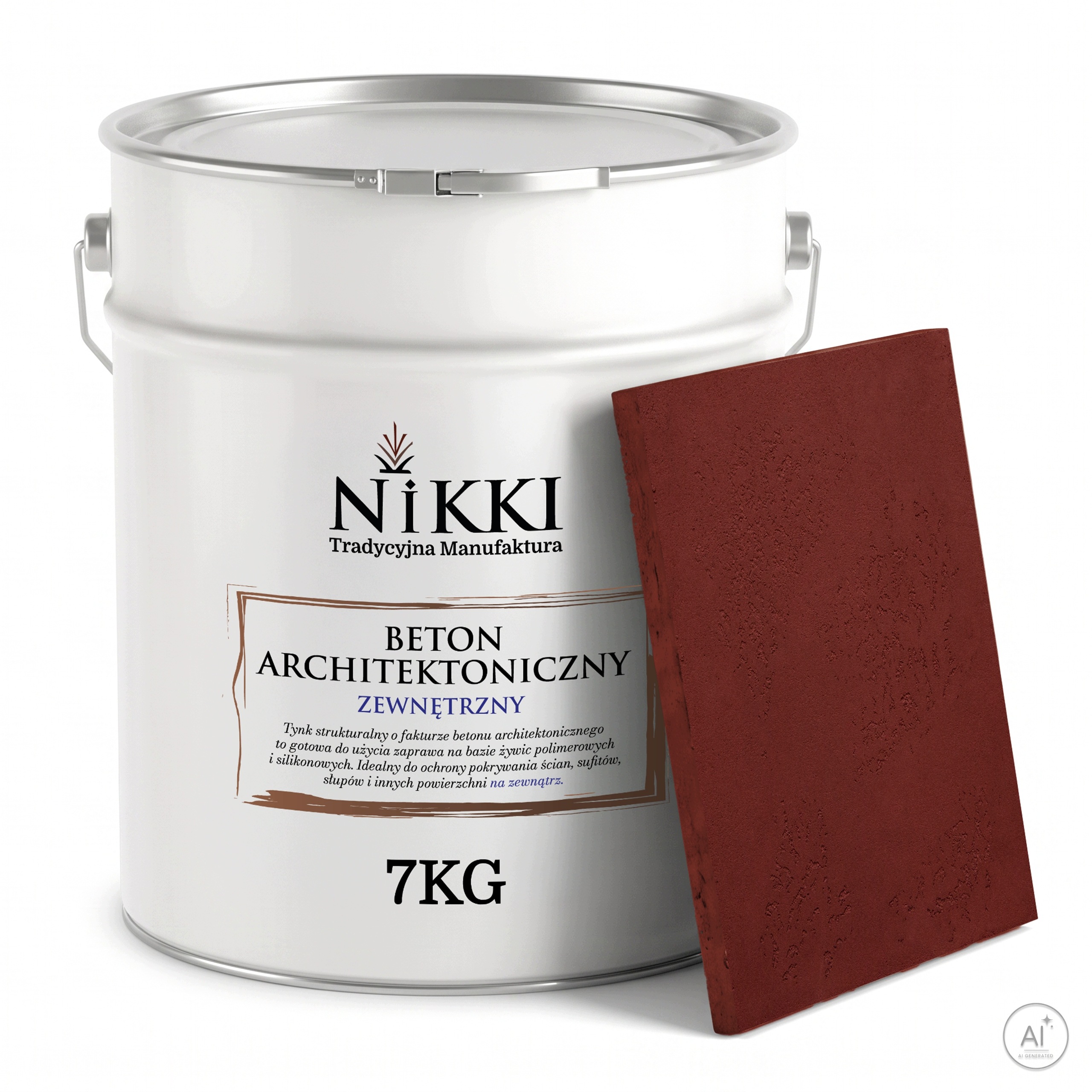 Architektonický fasádny betón 5 m2 7 kg, bordový, H3110