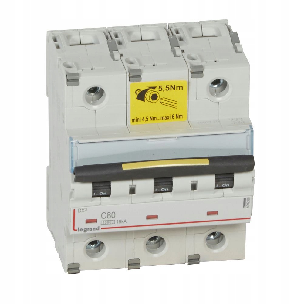 Legrand Wyłącznik Nadprądowy S313 C80A DX3 409280