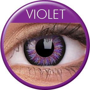 

Soczewki kolorowe kwartalne Glamour Violet, 2 szt.