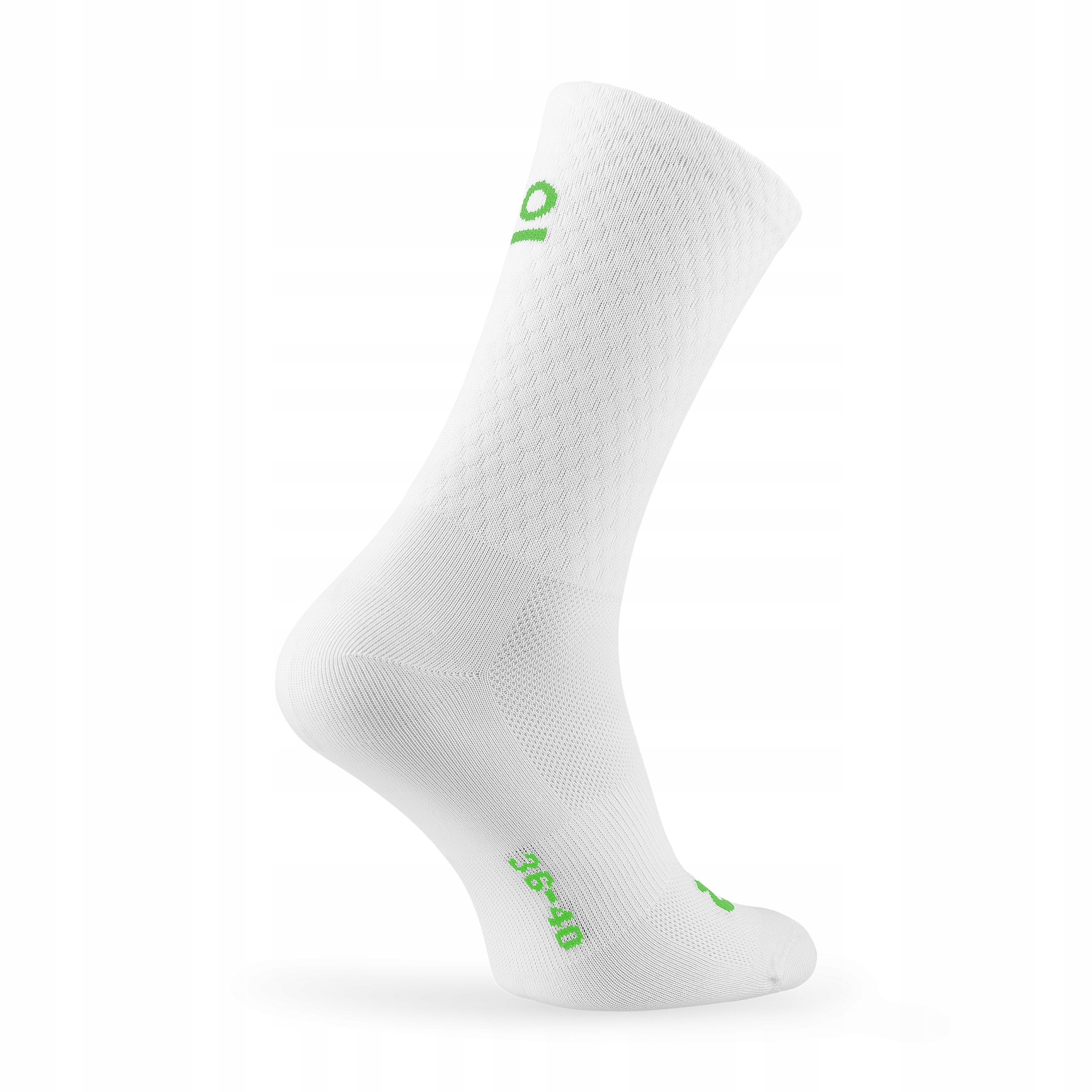 Eroe Skarpetki Kolarskie Logo White (Neon) 41-46