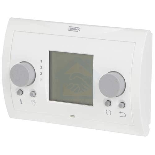 Termostatický časovač Regulátor ventilace topení Brink 510430