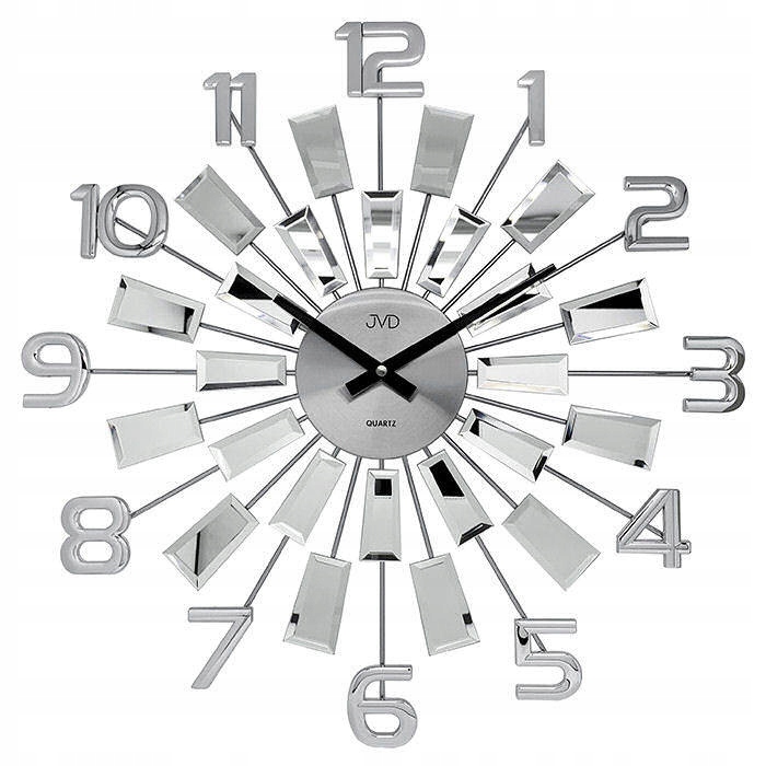 Efektný Nástenný Hodinový Stroj So Zrkadlami Jvd HT100.3