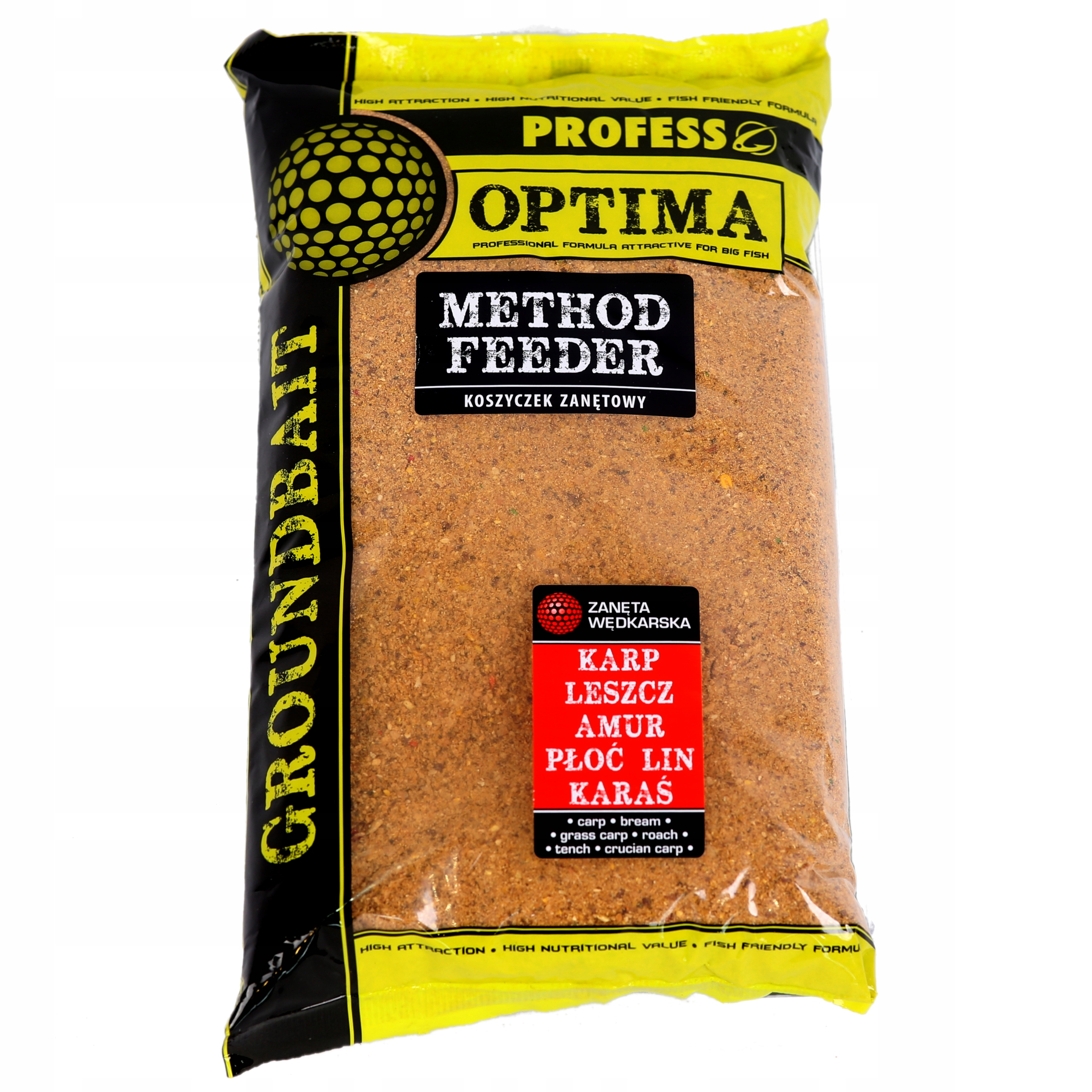 Zanęta wędkarska PROFESS Optima 1kg METHOD FEEDER Marka Profess