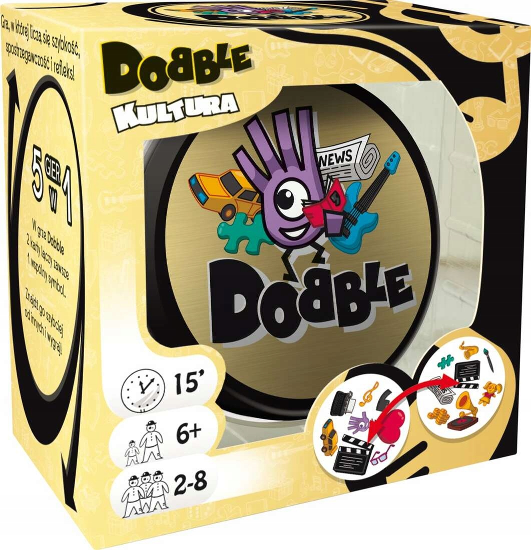 

Dobble Kultura Gra Planszowa Rodzinna Rebel