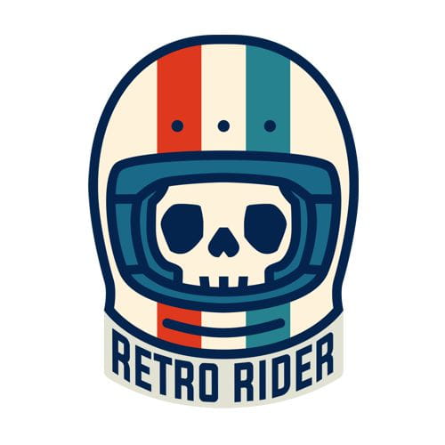 

Retro Rider naklejka