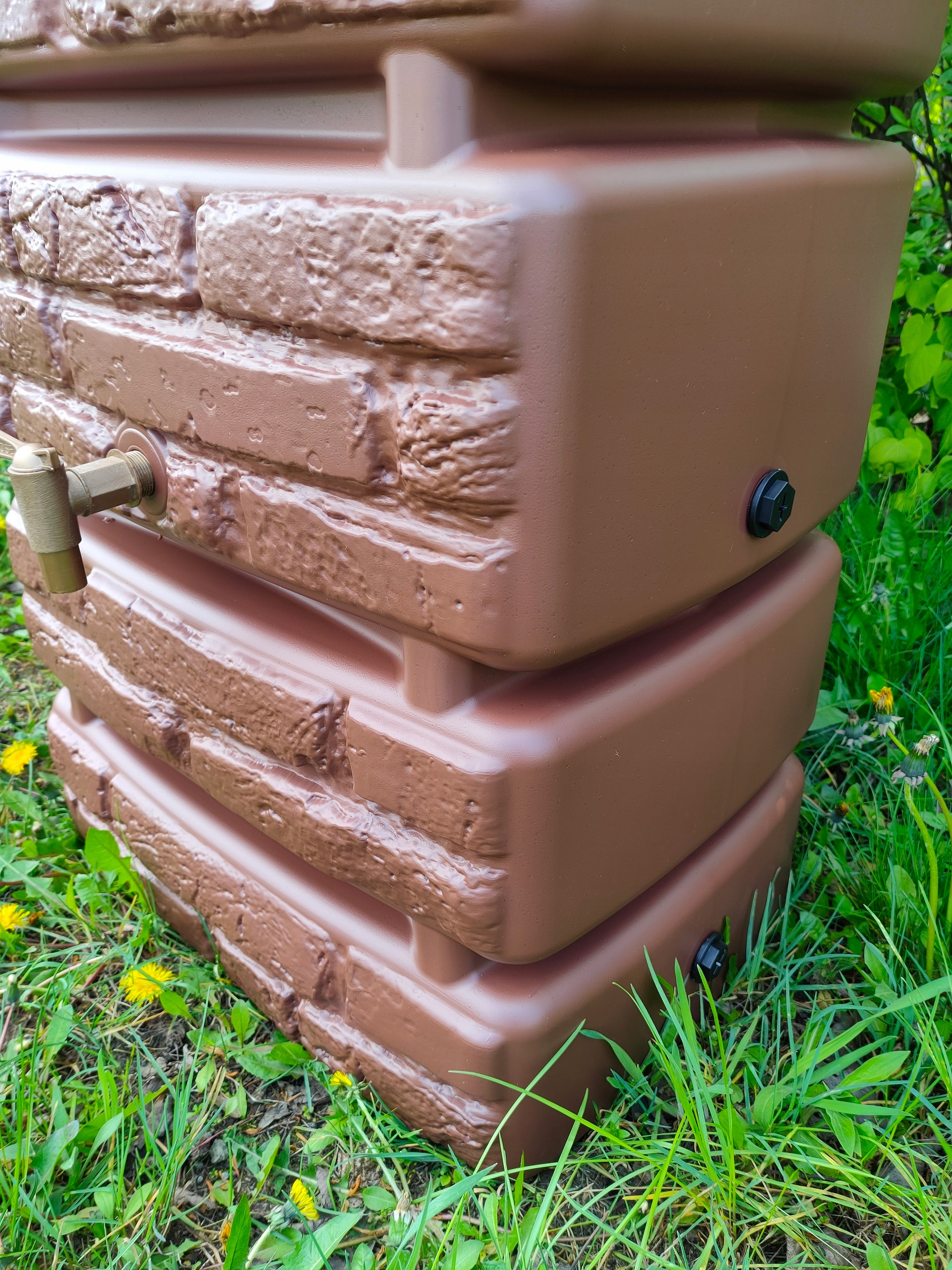 Zbiornik na deszczówkę TOWER BRICK IDTB350 | Rustykalna cegła — 11