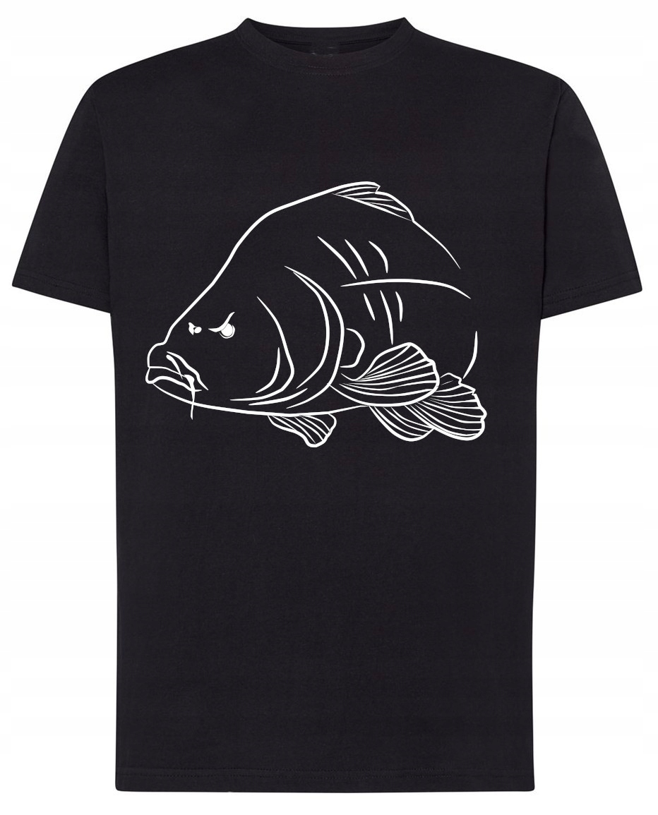 

Karp Feeder Wędkarstwo T-shirt Nadruk Rozm.4XL