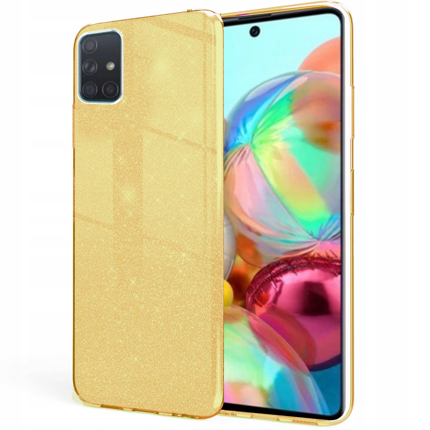 

Etui na Samsung Galaxy A51 Brokat Case Szkło